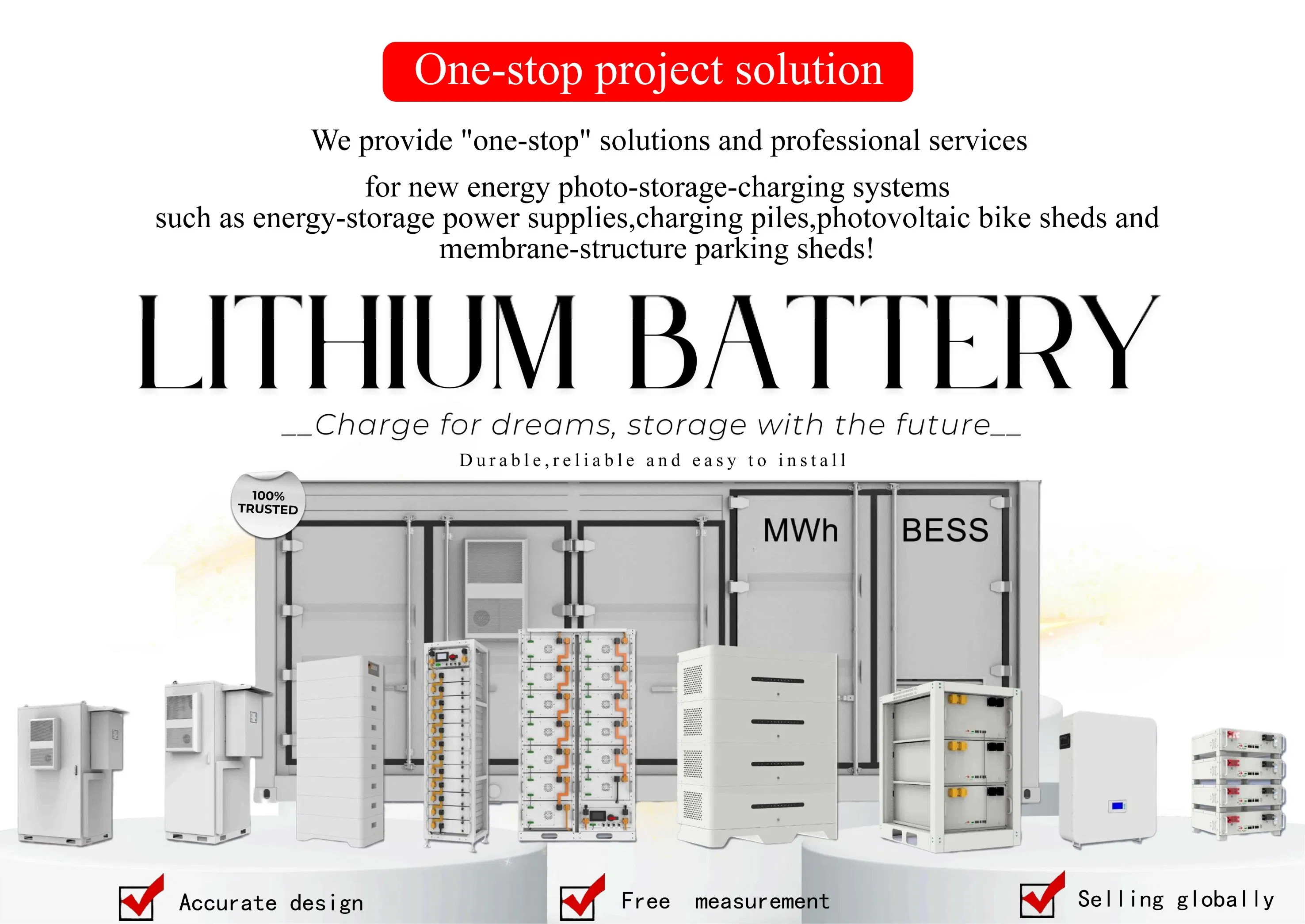 200kwh High-Voltage Lithium Battery Cluster Energy Storage System with CE