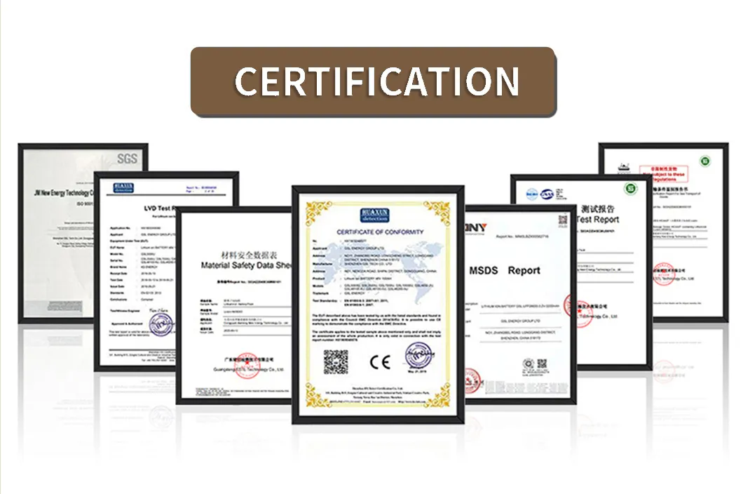 Product Certifications