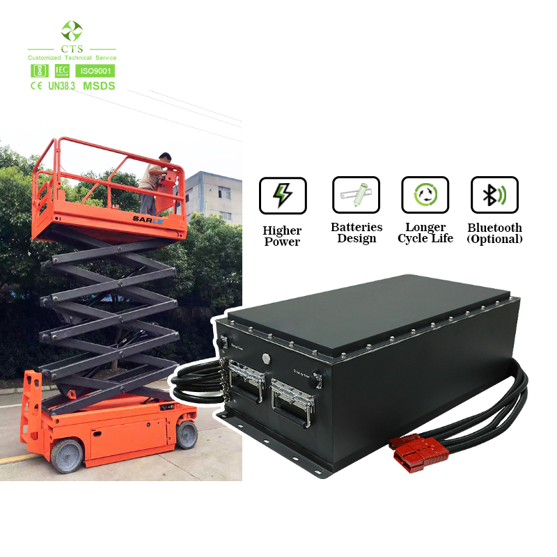 High-Capacity Energy Storage Systems 24V 48V 300ah 400ah 500ah Lithium Ion Batteries Rechargeable Forklift Agv Packs
