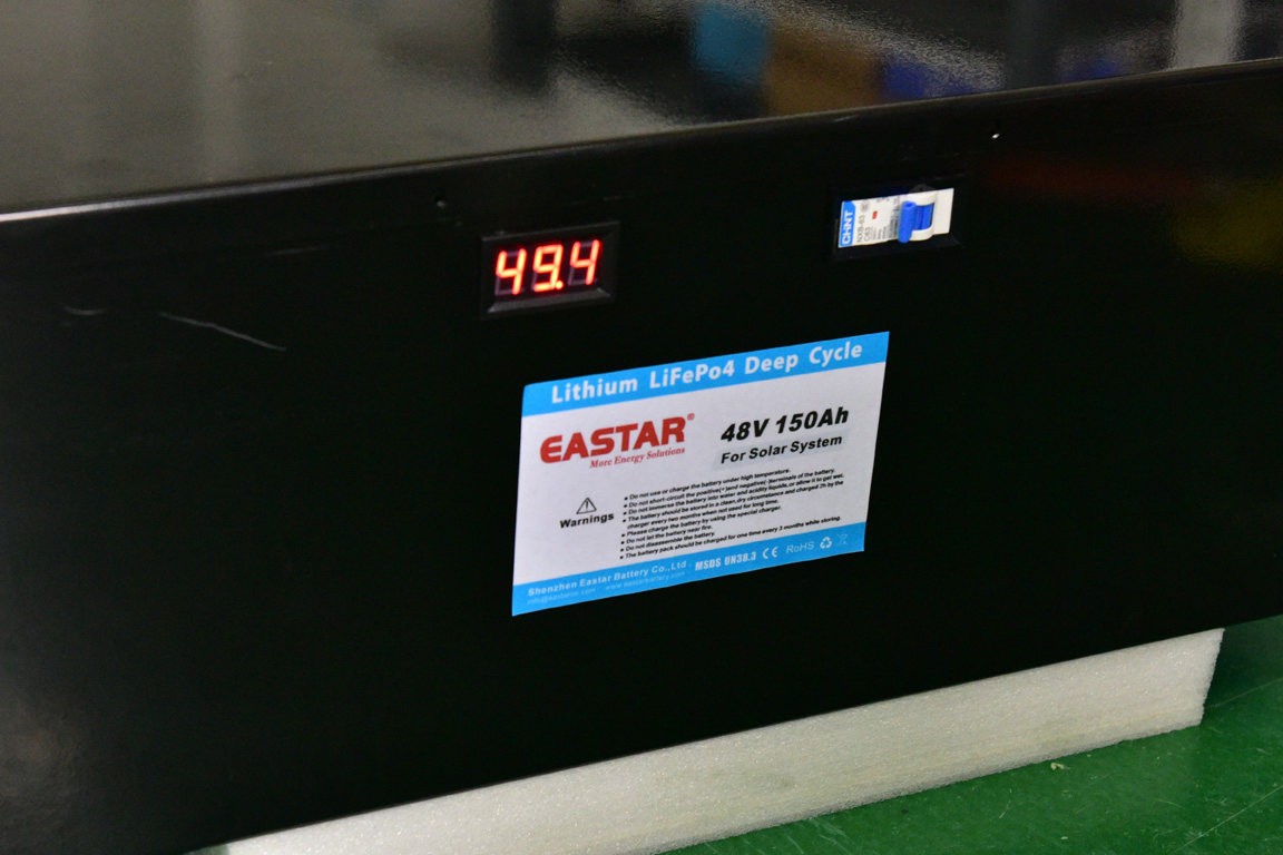 Longer Life LiFePO4 48V Pack Solar Energy Storage Battery 48V 150ah LiFePO4 Battery Pack