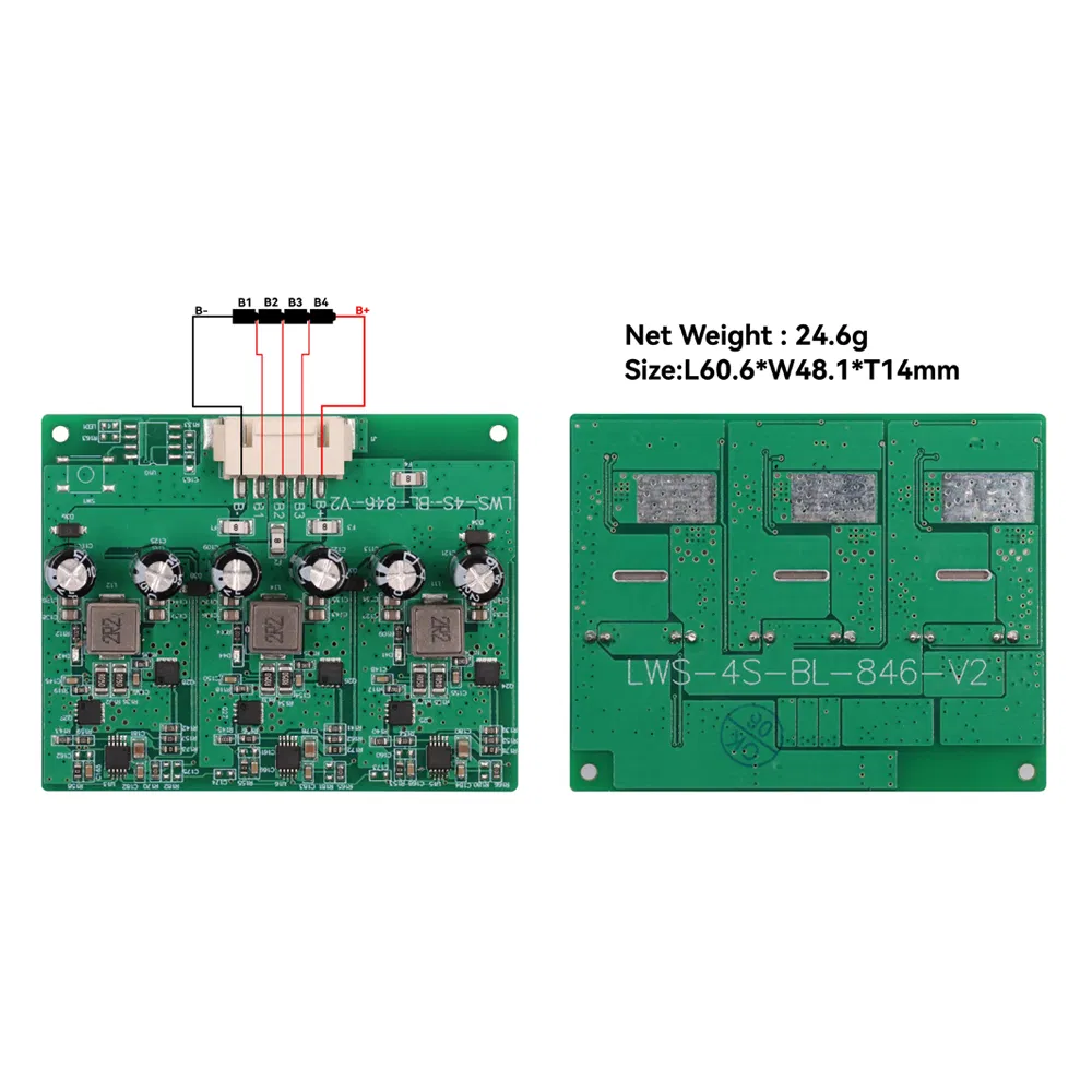 BMS Battery Management System Smart Protection Circuit Board Lithium Battery BMS 4s 12V LiFePO4