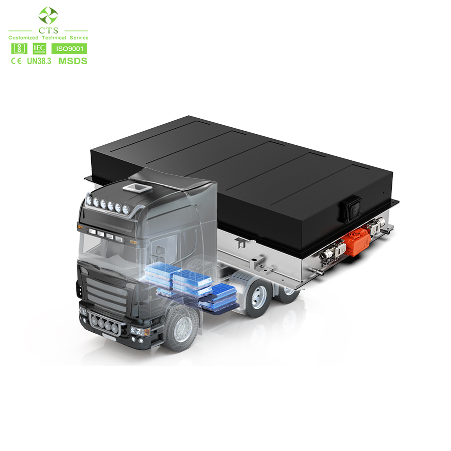 Modular 153.6V-768V 105ah-912ah Lithium-Battery Packs for Electric Buses, Trucks