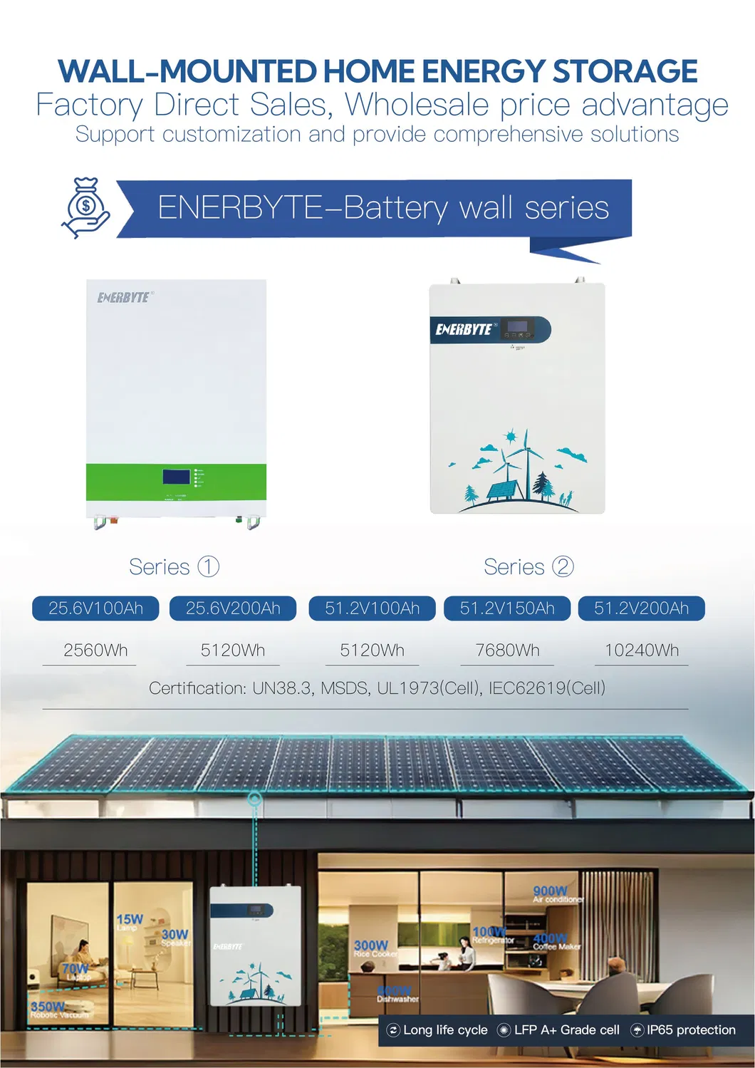 Lithium Solar Battery Storage System