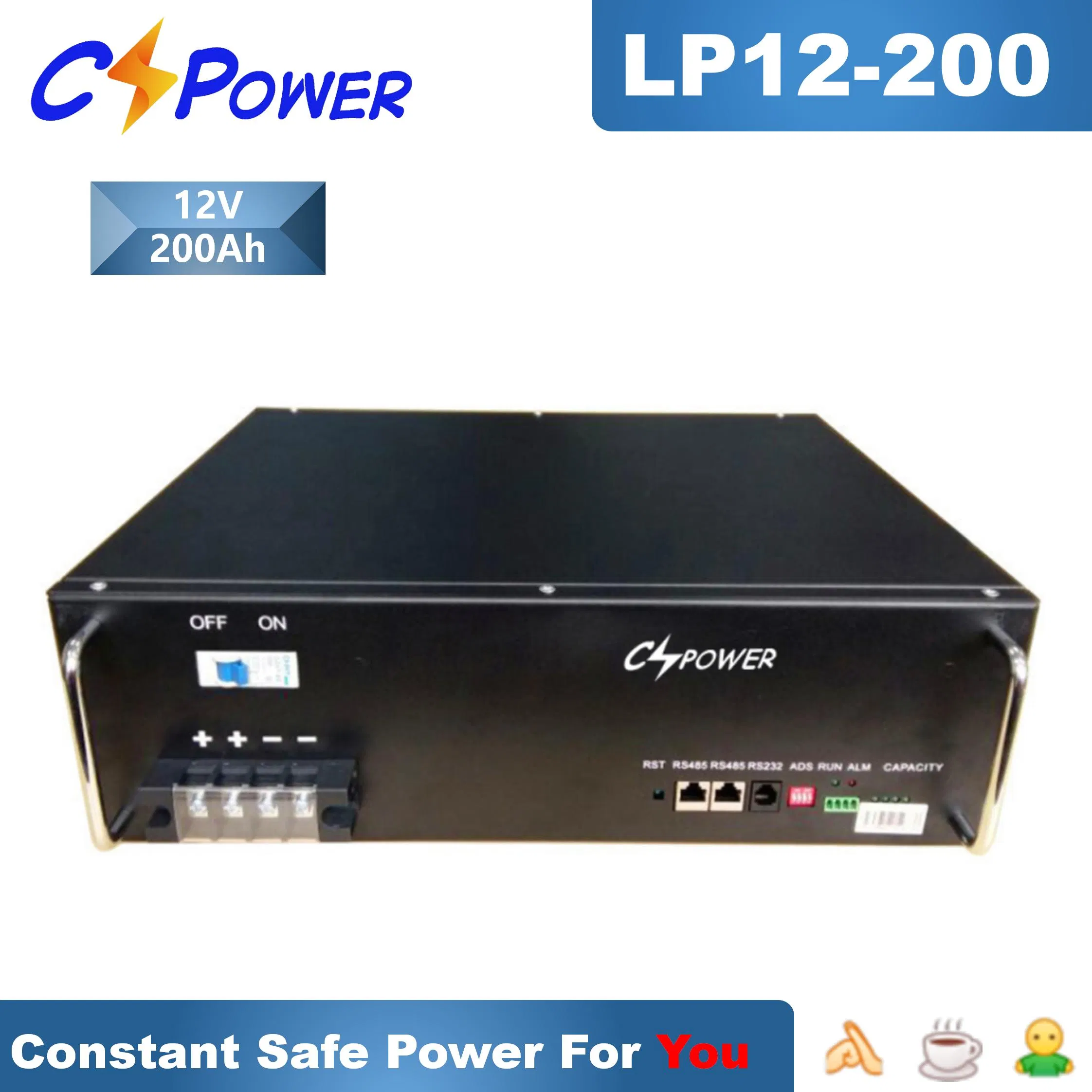 Cspower 48V 40ah Lithium LiFePO4 Battery Pack for Electric Forklift