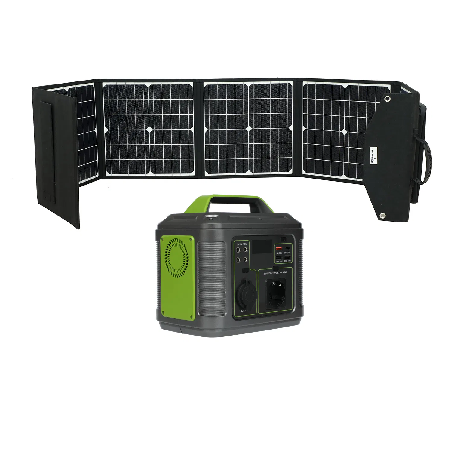 296wh Battery Residential Energy Storage System 300W Solar Lithium Battery Home Portable Power Station