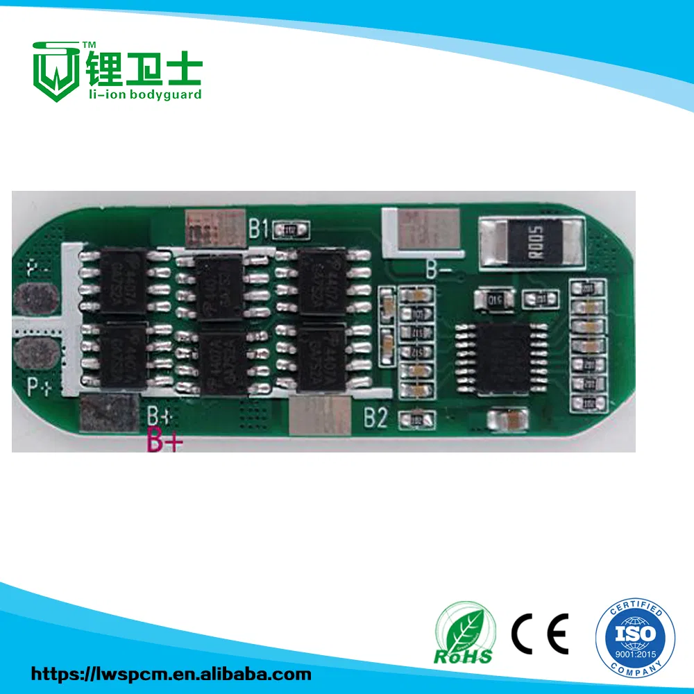 Lithium Ion/LiFePO4 Battery Packs Battery Management System BMS CE/RoHS 1s 10A LiFePO4 BMS