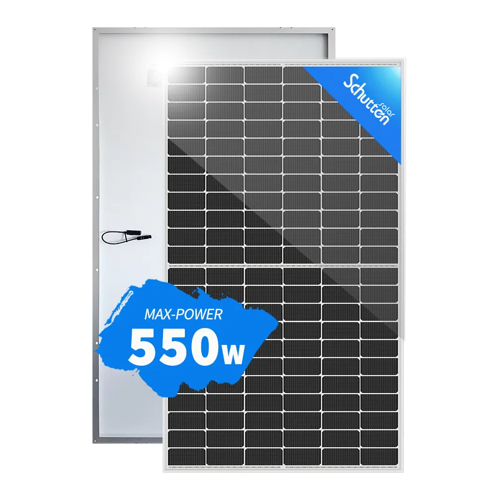 Space Saving 9kw Low Voltage Solar Energy System by Schutten with 550W High Density PV Modules and Wall Mounted Lithium Battery for Small House