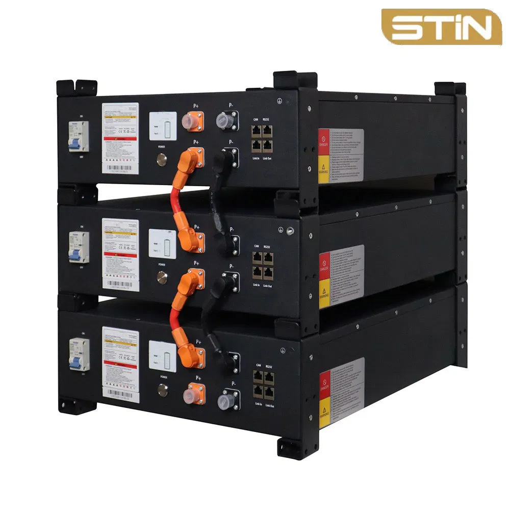 New Arrival Modular Design Home Solar Energy Storage Systems LiFePO4 Lithium Ion 5 Kwh 3u 51.2V 100ah Battery Pack