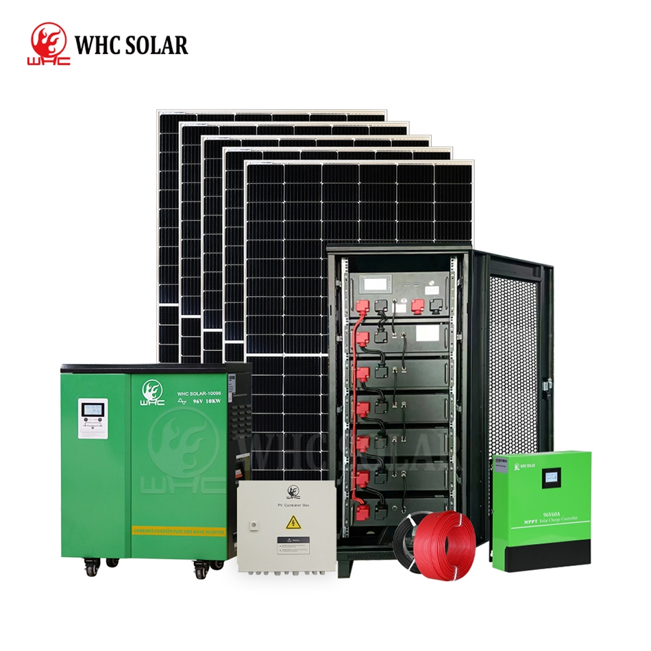 Residential 10kw 15kw 20W Complete Solar Panels Kit off Grid Solar Energy Storage System with Lithium Battery Backup