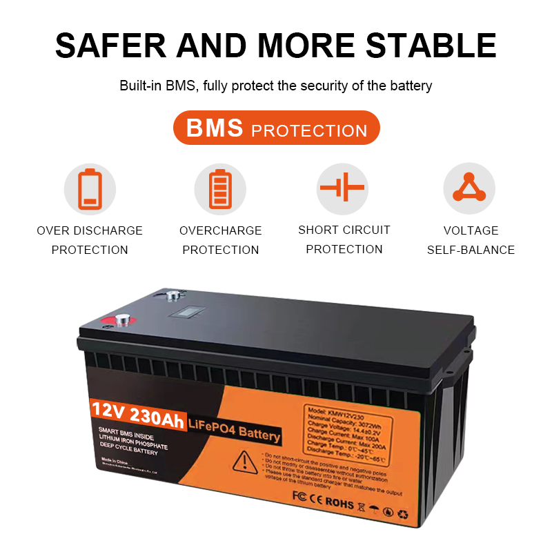 12V 230ah LiFePO4 Battery Pack 12V 100ah 200ah 280ah 300ah Lithium Ion Storage Battery Pack for Solar Energy Storage System