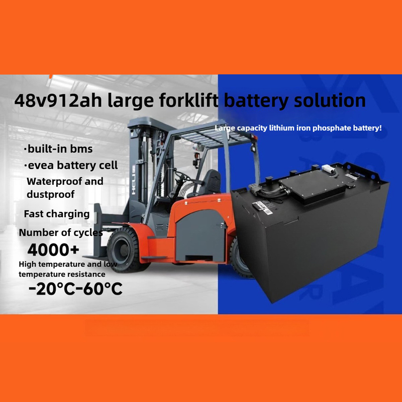ODM OEM Electric Traction Forklift Battery 48V 460ah/912ah LiFePO4 Lithium Battery Pack