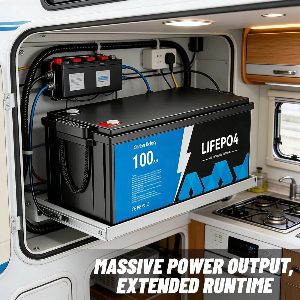 Energy Storage Pack 12V 24V 48V Lithium Ion LiFePO4 Battery for Golf Cart Marine Boat