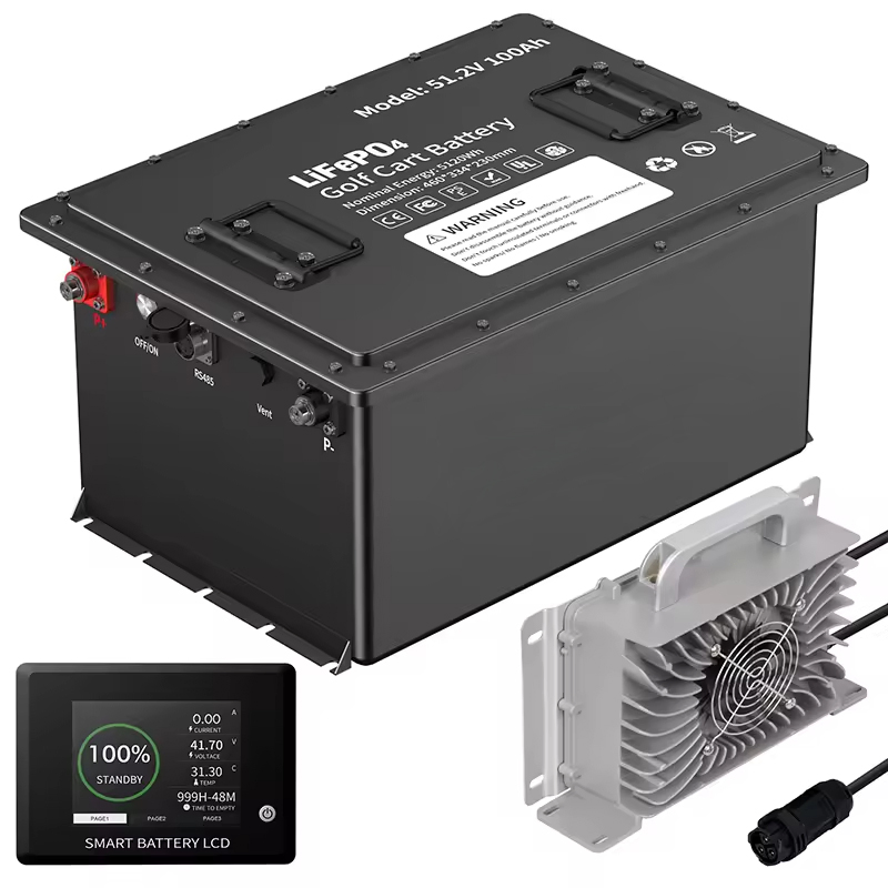 Hot Selling Wholesale 48 Volt Lithium Ion Batterie LiFePO4 Battery 48V 100ah Golf Cart Batteries