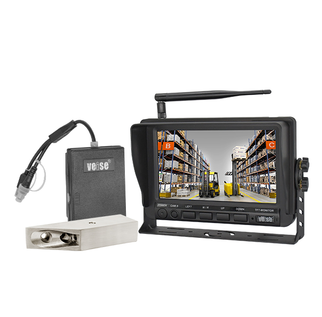 Forklift Stainless Steel 720p HD Waterproof Wireless Camera Monitor System