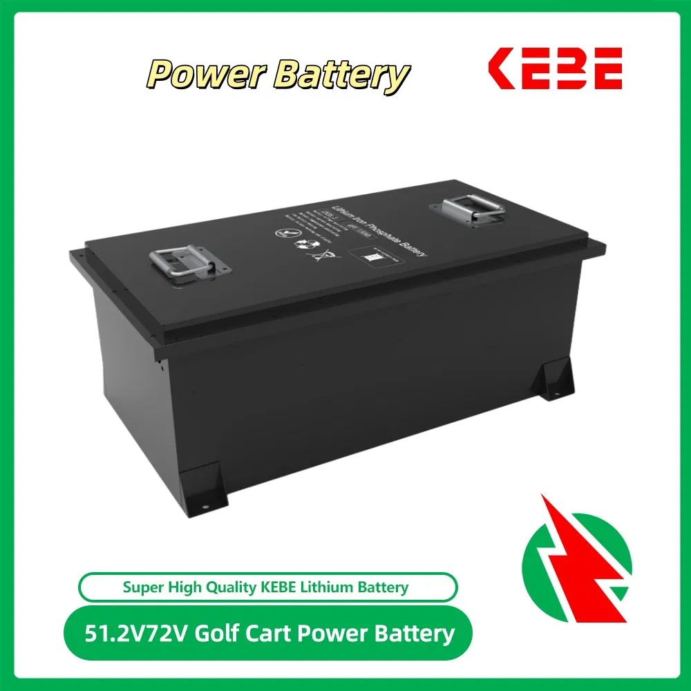 Top Quality Durable Golf Cart Lithium Battery Pack 7680wh 51.2V150ah 105kwh 76.8V 72V 100ah High Power Lithium Ion Battery