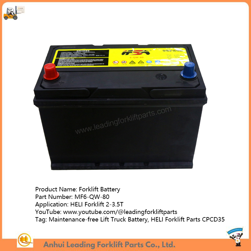 Heli Cpcd35 Forklift Parts Maintenance-Free Battery Aftermarket Forklift Accessories Manufacturer