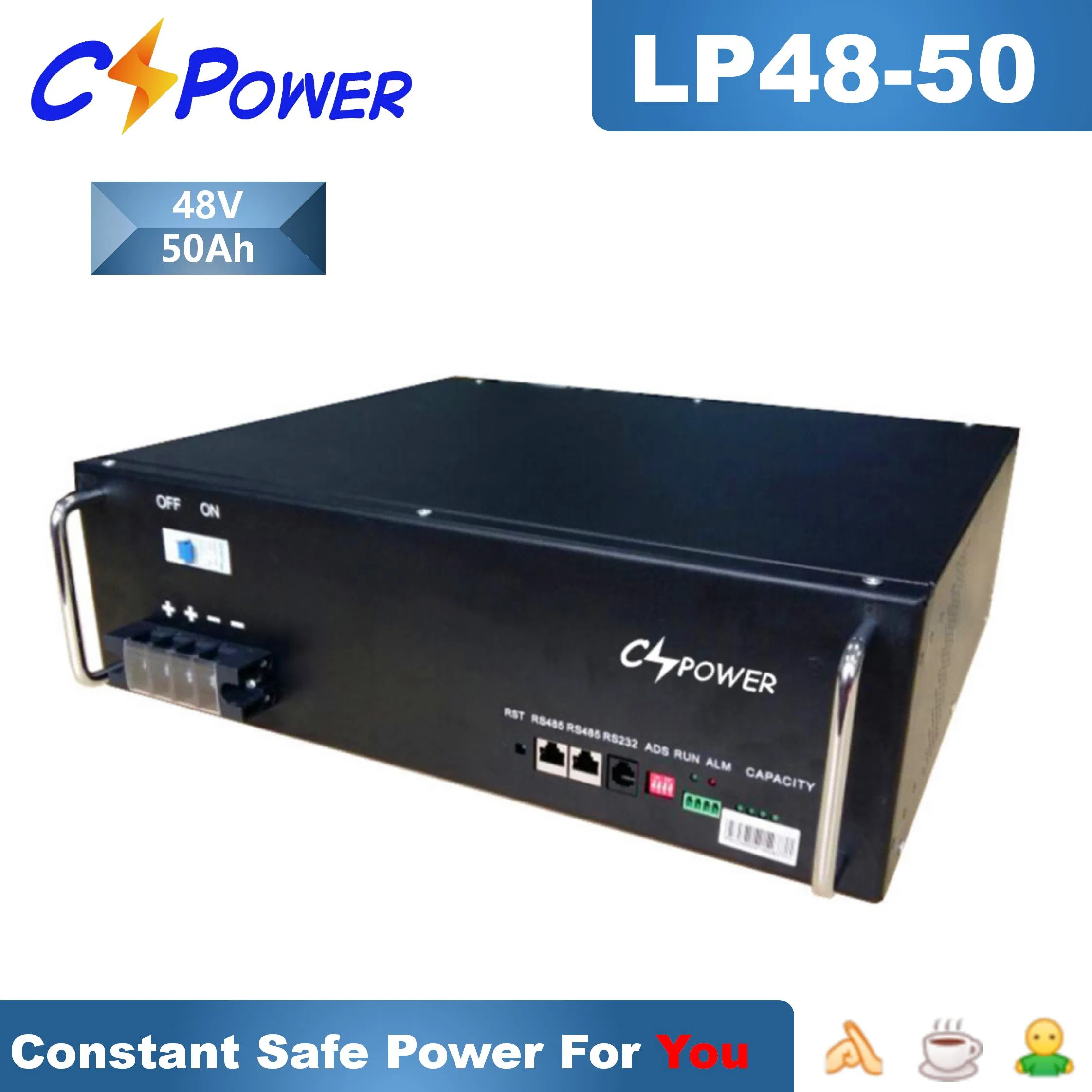 Cspower 48V 40ah Lithium LiFePO4 Battery Pack for Electric Forklift
