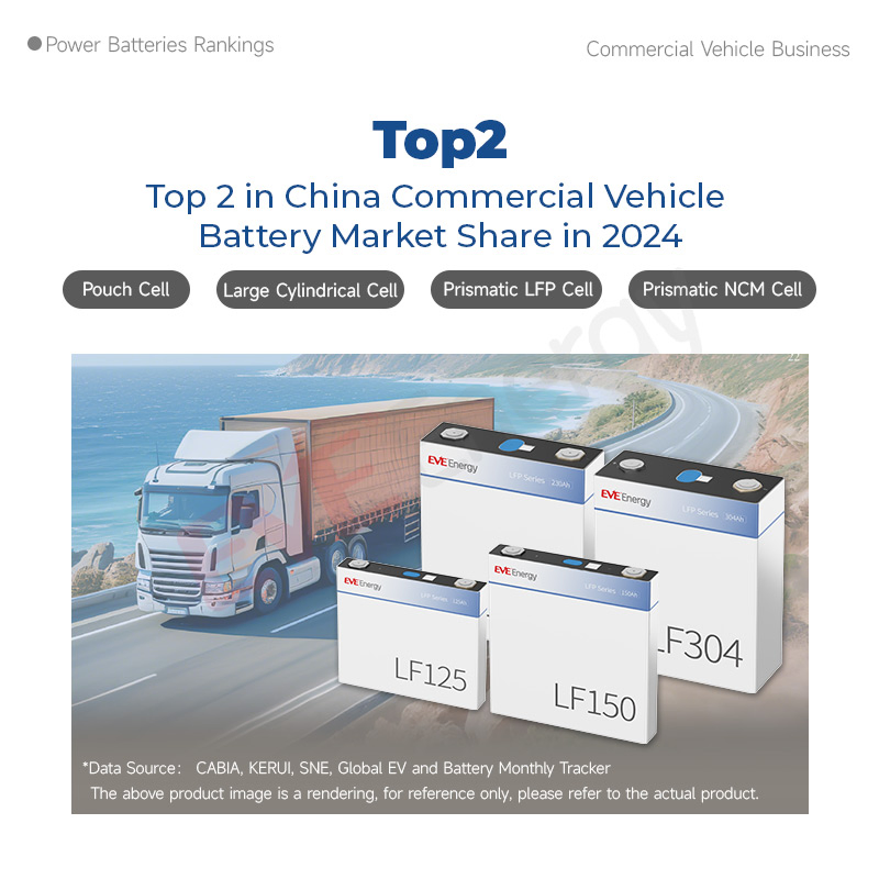 Eve EU Stock 304ah 4000 Cycles LiFePO4 Battery Customized 48V Pack Lithium Ion Battery for Golf Car/Car/Electric Vehicle/Forklift/Boat/Truck/E-Bicycle