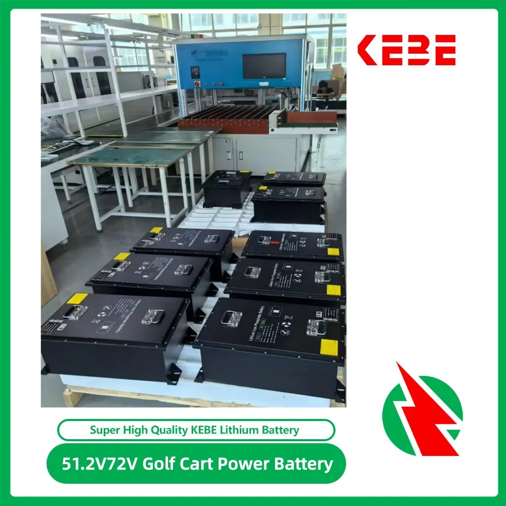 Top Quality Durable Golf Cart Lithium Battery Pack 7680wh 51.2V150ah 105kwh 76.8V 72V 100ah High Power Lithium Ion Battery