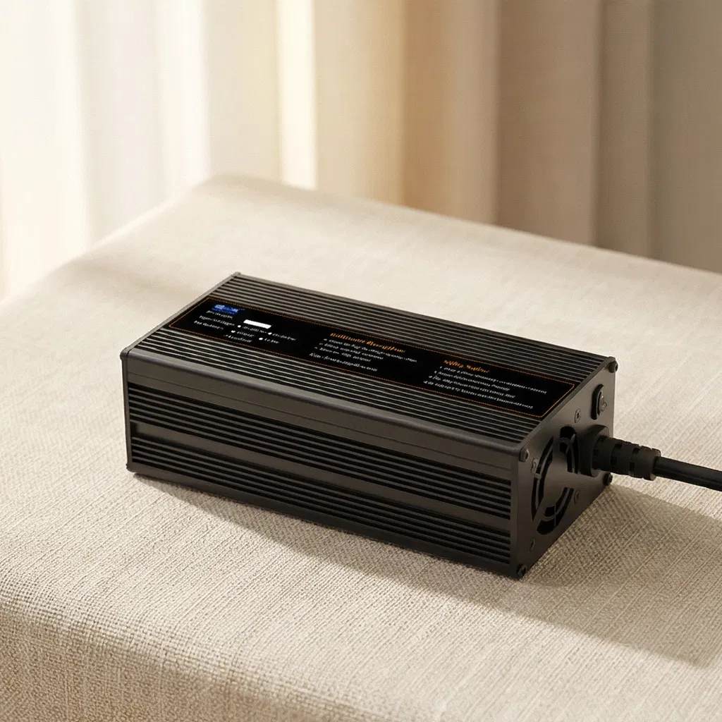 Portable Battery Charger 1200W IP34 Fast Charging System for Electric Forklifts, Golf Carts, and Cleaning Machines