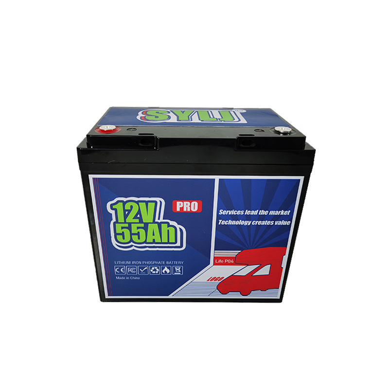 LiFePO4 12.8V 55ah Grade a Deep Cycle Lithium Iron Phosphate Rechargeable Battery for Solar Systems Golf Cart off Grid