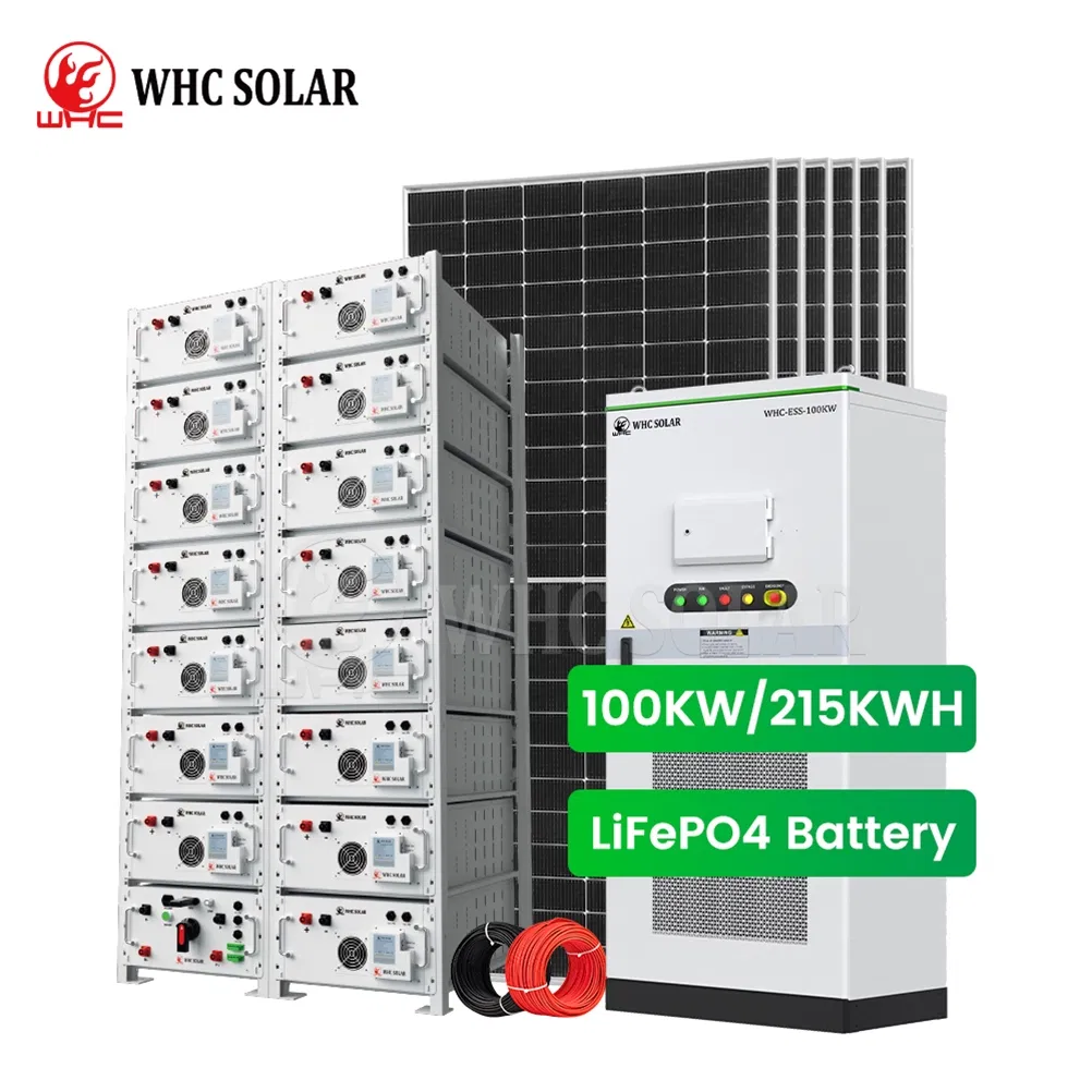 WHC SOLAR C&I Lithium Ion Battery Pack 100KW 215Kwh High Voltage Industrial and Commercial Solar Energy Storage Cabinet System