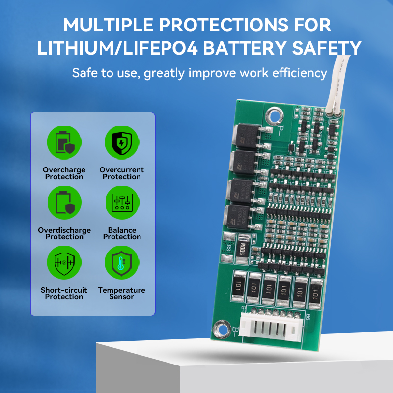 Manufacturer Wholesale Lithium Ion Batteries Battery Management System (BMS) 5s 6s 3A 5A 10A BMS 6s