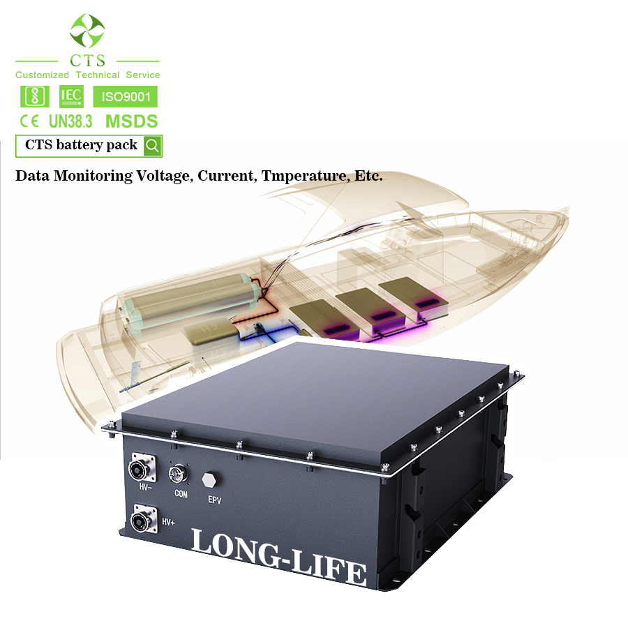 Modular Solution 72V 50ah Battery Module 307V 50ah EV Battery Pack for Electric Tour Boat Yacht
