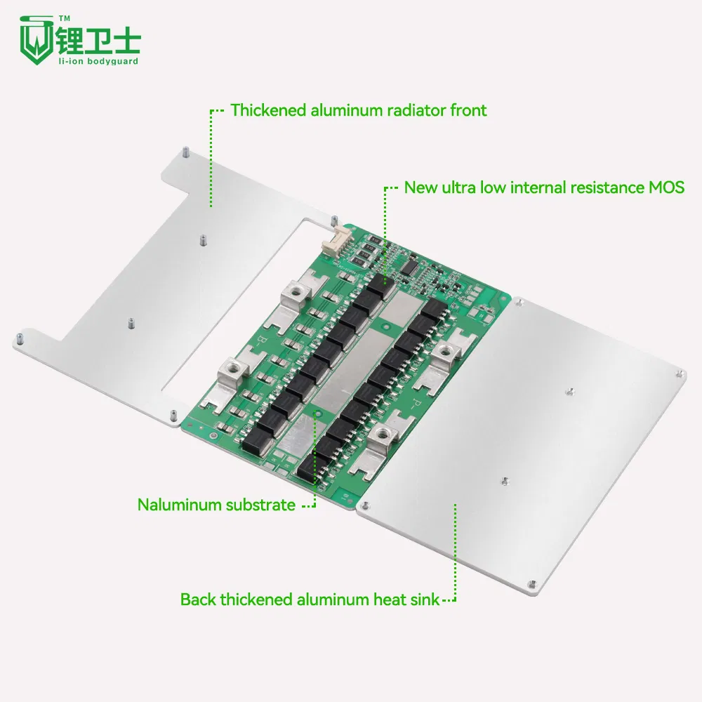 Factory Price Battery Management System 14.8V 4s 100A LiFePO4 Batery BMS for Lead Acid Replacement
