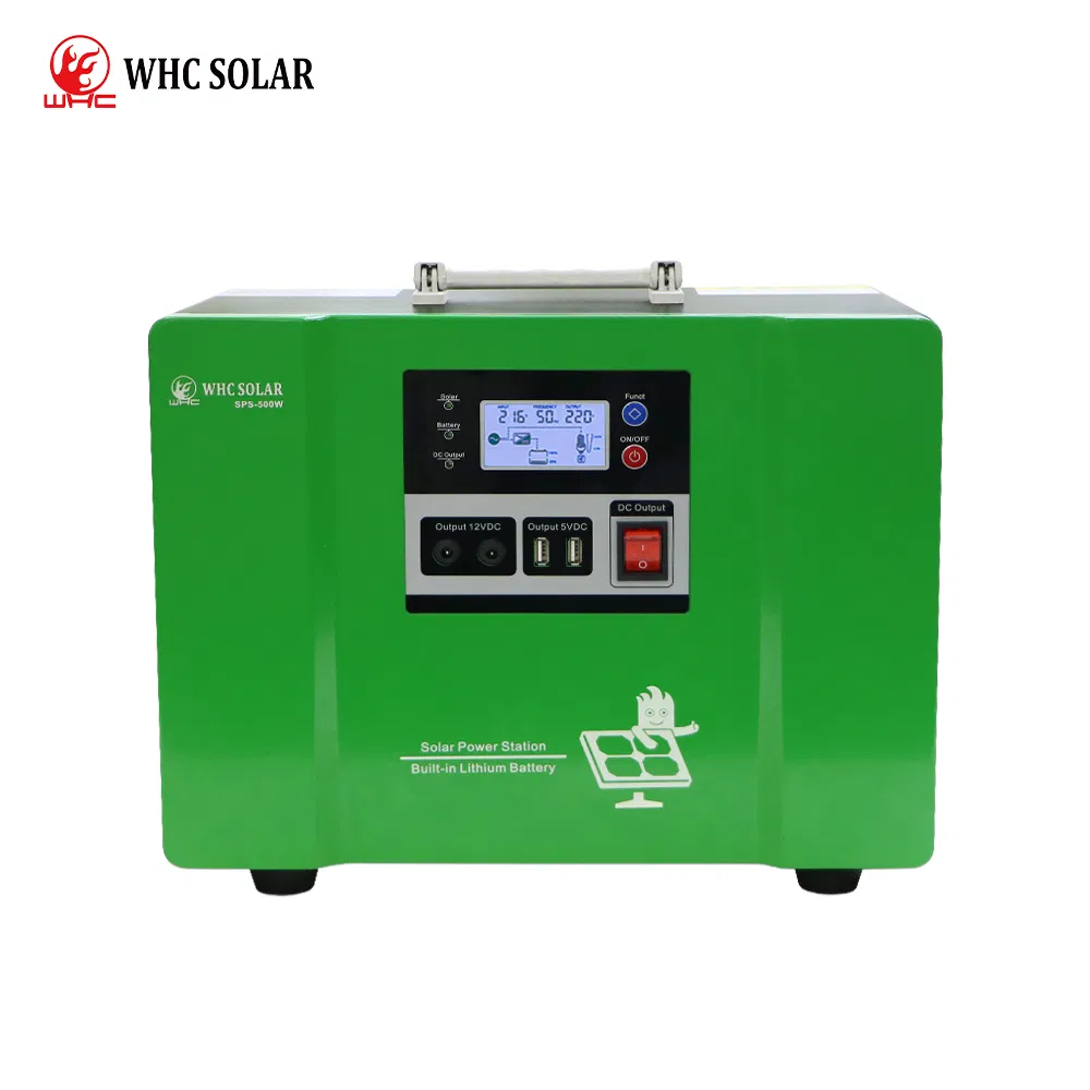 Whc 500W Portable Lithium Battery EV Electric Vehicle Portable Solar System