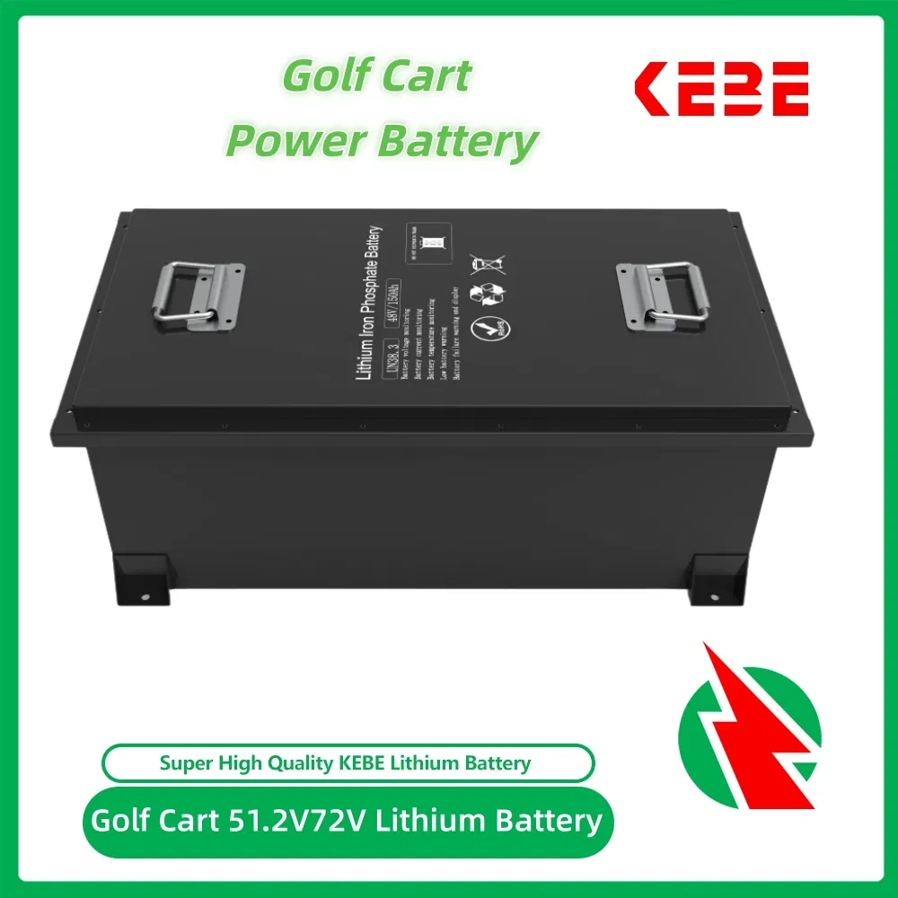 Top Quality Durable Golf Cart Lithium Battery Pack 7680wh 51.2V150ah 105kwh 76.8V 72V 100ah High Power Lithium Ion Battery