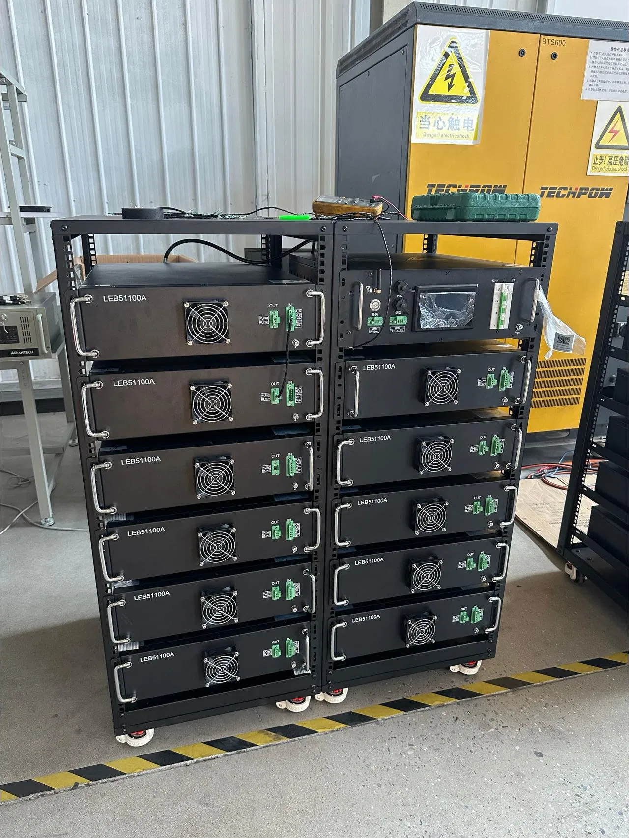 High Quality High Voltage 15kw 20kw 25kw Solar Power Energy Storage System with LiFePO4 Rack-Mounted Lithium-Ion Battery Pack