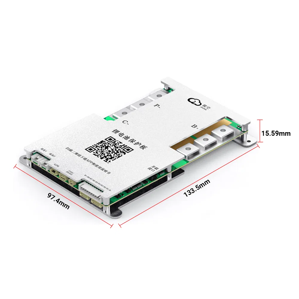 Jk-Bd6a8s10p Active Balance with Bt RS485 0.6A 100A 4-8s Li-ion Lithium LiFePO4 Lto Battery Management Systems Inverter BMS
