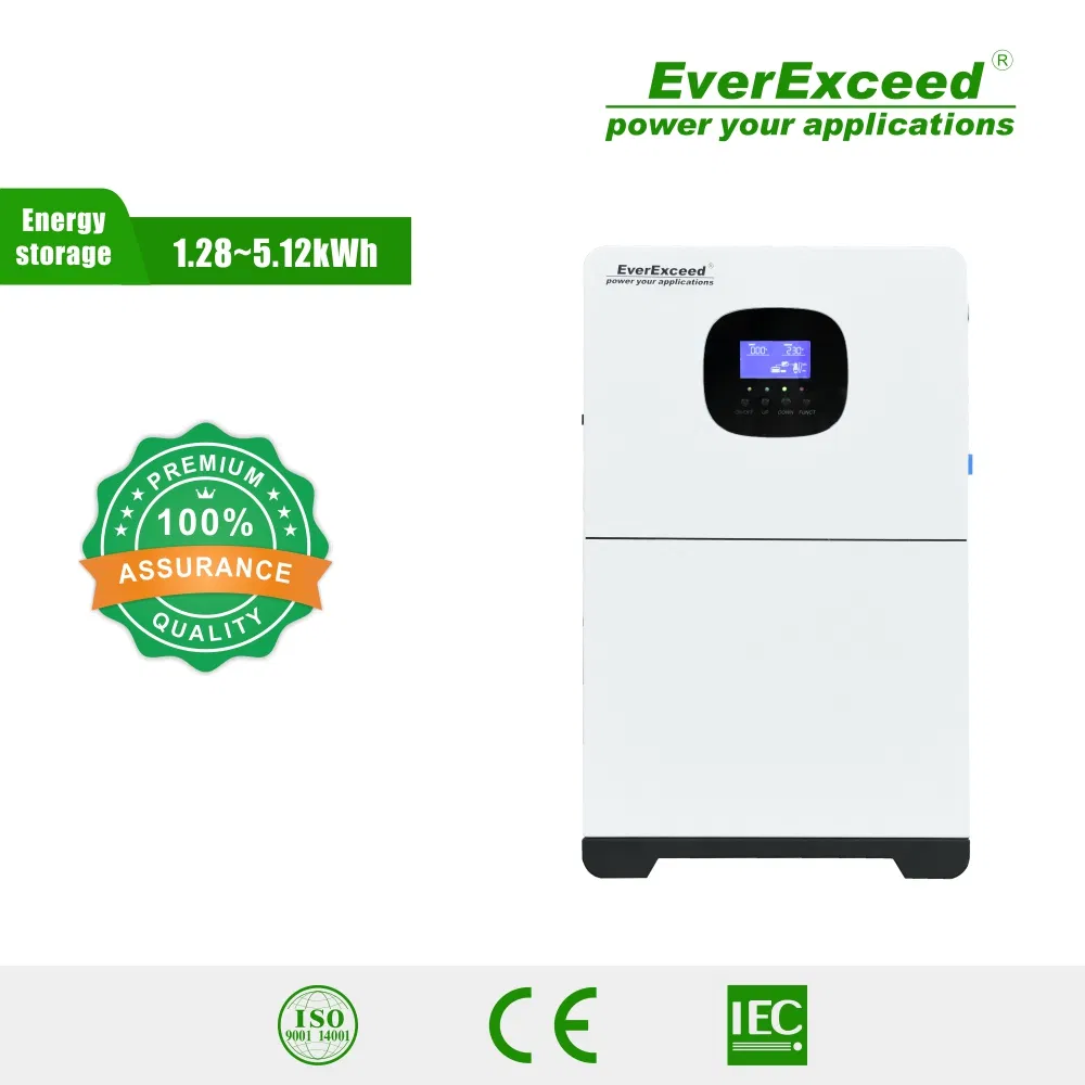 3 Years 6000 Cycles Lithium Battery with Hybrid Inverter Residential Energy Solution Storage System