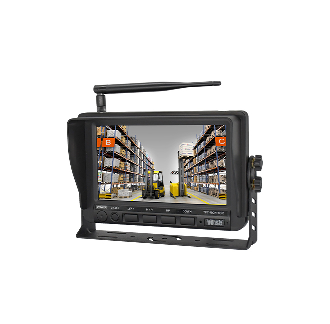 Forklift Stainless Steel 720p HD Waterproof Wireless Camera Monitor System