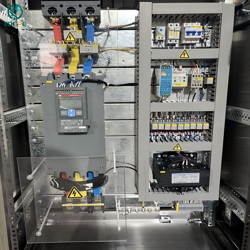Panel de arranque de motor de acero inoxidable con arranque suave personalizado para equipos de minería