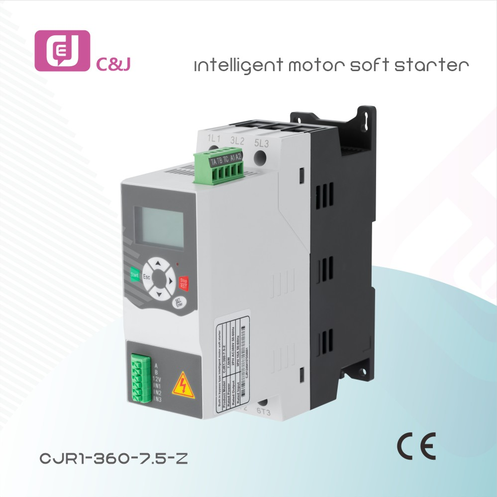 Precio de fábrica Cjr1-360-7.5-Z 7.5kw Inversor de tipo inteligente de armario de arranque suave