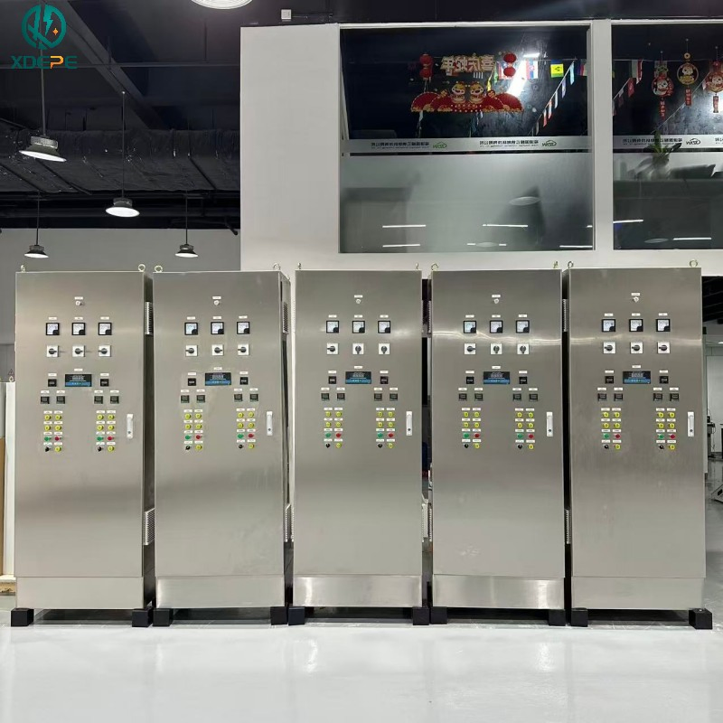 Panel de operación de motor de gabinete de control de arranque suave personalizado para uso industrial