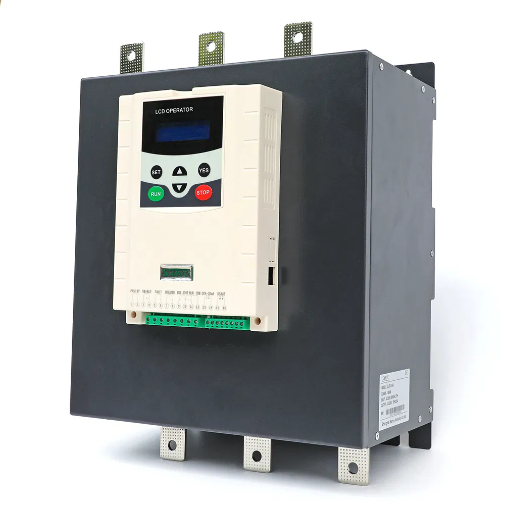 Sanyu Inteligente Multifuncional 3 Fase 380V CA 15-630kw Arrancador Suave
