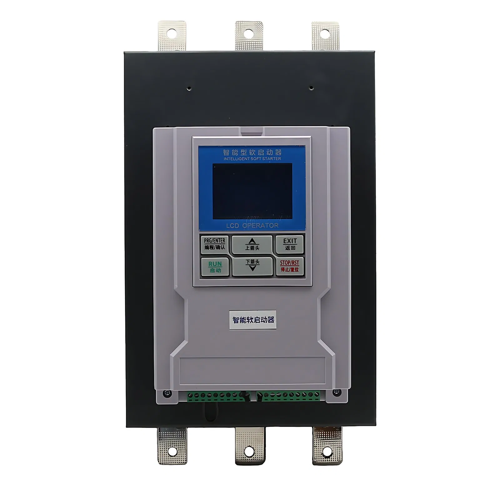 Arrancador suave de control de motor de alta resistencia 185kw con inversor y controlador industrial de protección completa