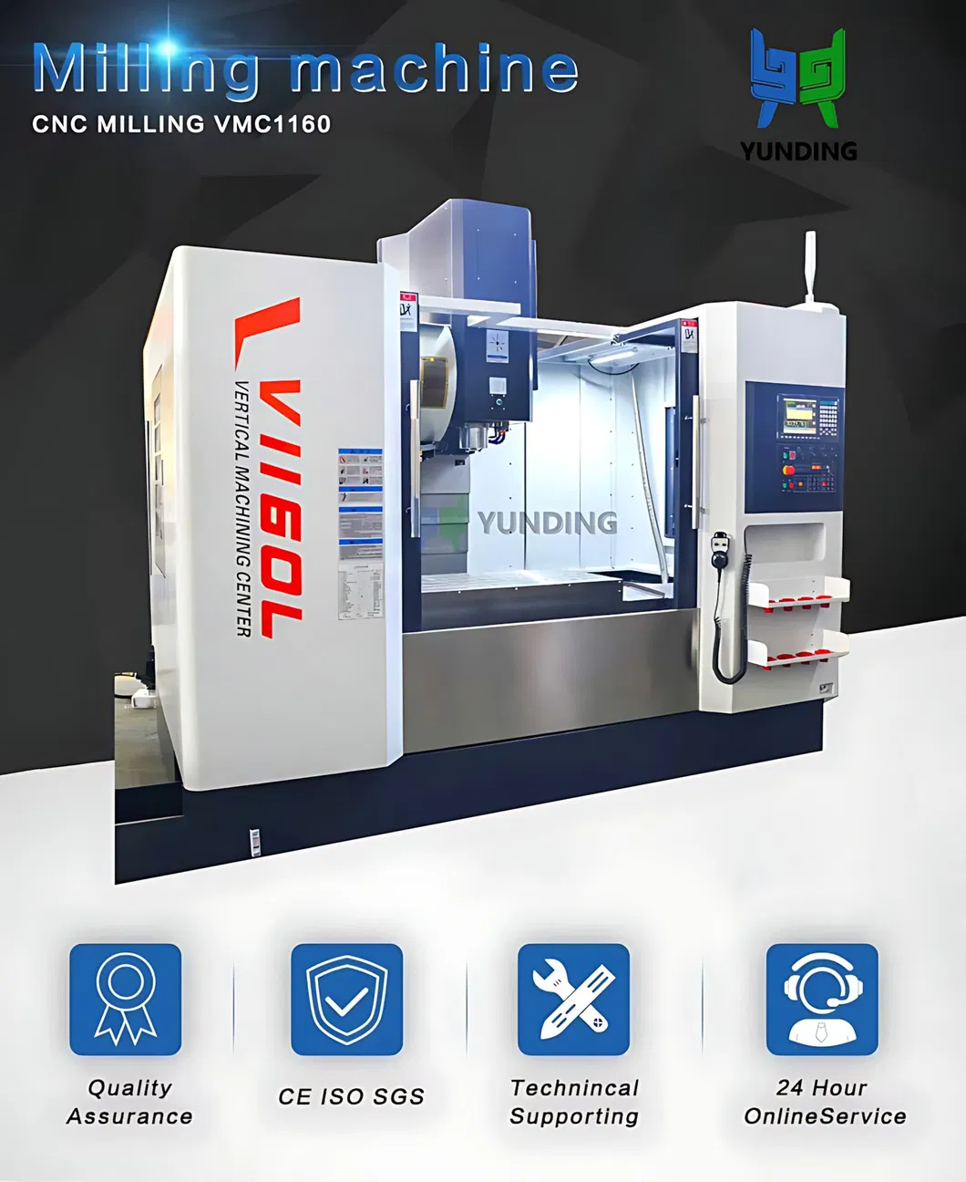 Centro de Maquinado Vertical CNC Vmc1160 Imagen 1