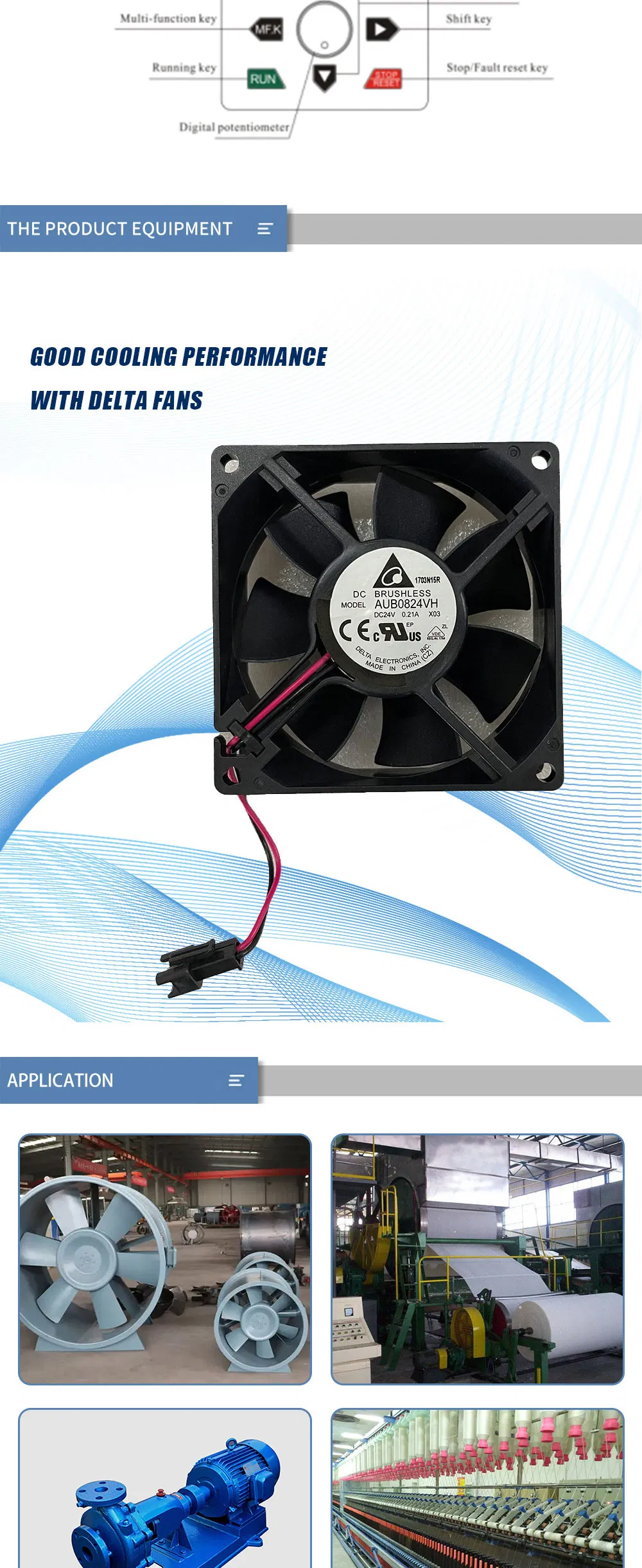 Variador de Frecuencia Trifásico 220/380/660V para Motor