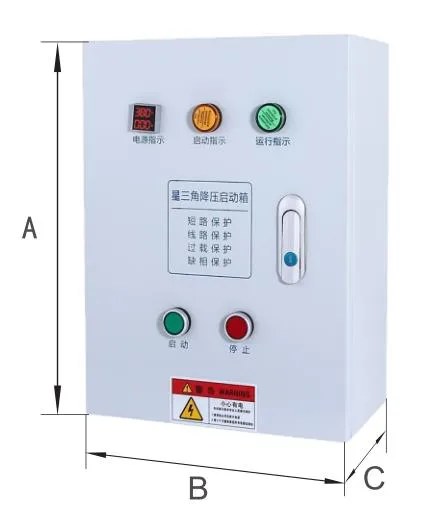 Arrancador de Voltaje Reducido Star Delta Qjx3-18.5 Contactores Caja de Control Eléctrico Caja de Distribución