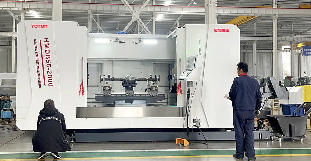 Centro de mecanizado CNC de doble husillo de alta precisión para uso industrial