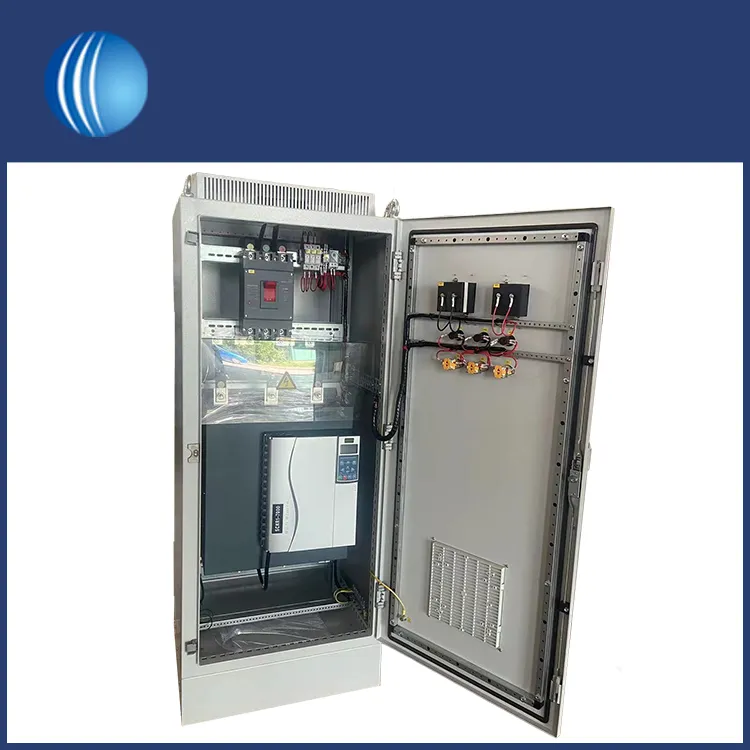 Gabinete de Enclosure Industrial personalizado de Acero Inoxidable con Doble Puerta para Panel de Control de Frecuencia Variable PLC