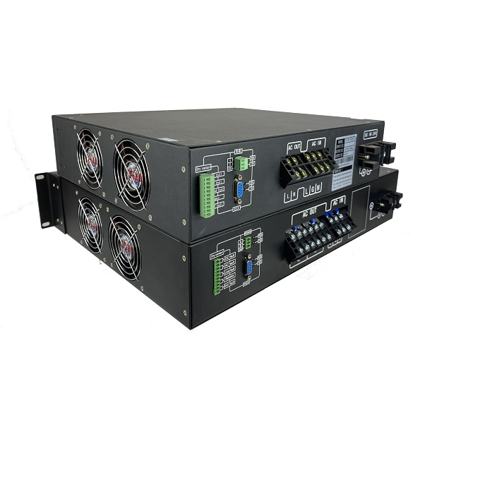 Inversor de Telecomunicaciones Monofásico de Alta Frecuencia 3kVA 2400W Snmp 19 Pulgada 2u Inversor Montado en Rack