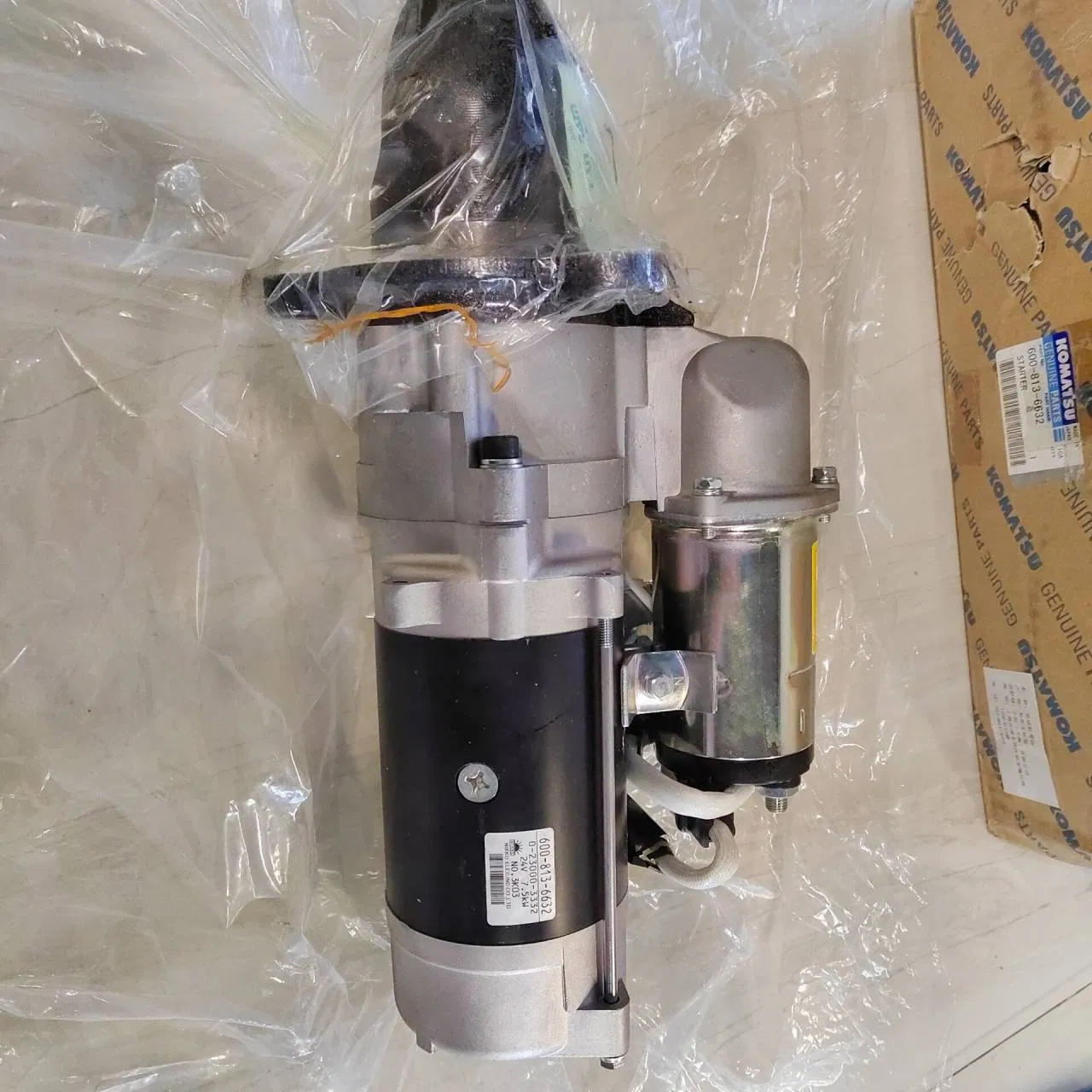 Competidor Hidráulico Piezas Nuevas Genuinas 600-813-6632 6008136632 Motor de Arranque de Motor para PC400-7