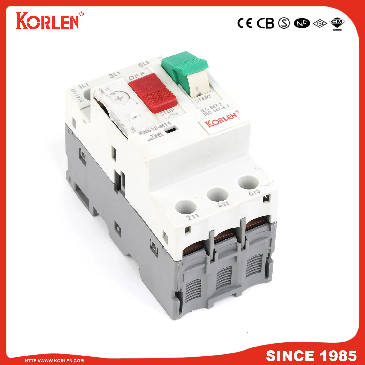 Venta Caliente Relé Térmico de Sobrecarga Arrancador Manual de Motor Kns12
