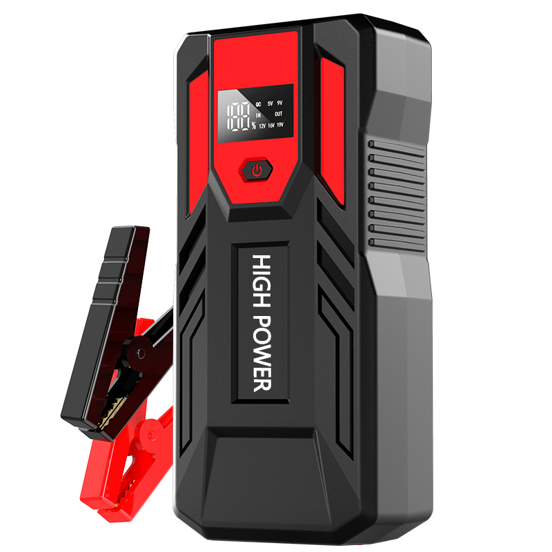 12000mAh Arrancador de coche de emergencia 6V 9V 12V 24V Batería portátil de voltaje
