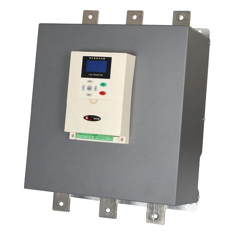 Arrancador suave de duty continuo en línea con control semiconductor para un arranque suave del motor 15kw